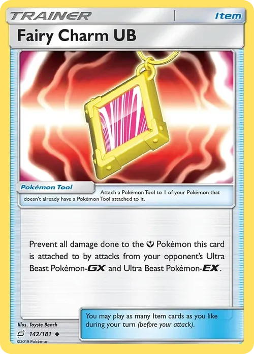 142/181 Fairy Charm UB Uncommon Trainer Card