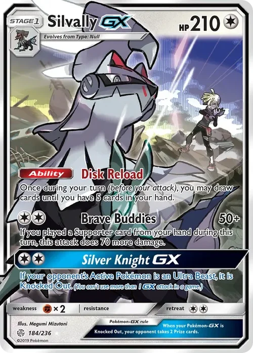 184/236 Silvally GX Ultra Rare Pokemon Card