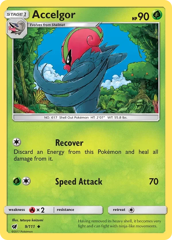 Card 9 Pokémon card from Crimson Invasion set