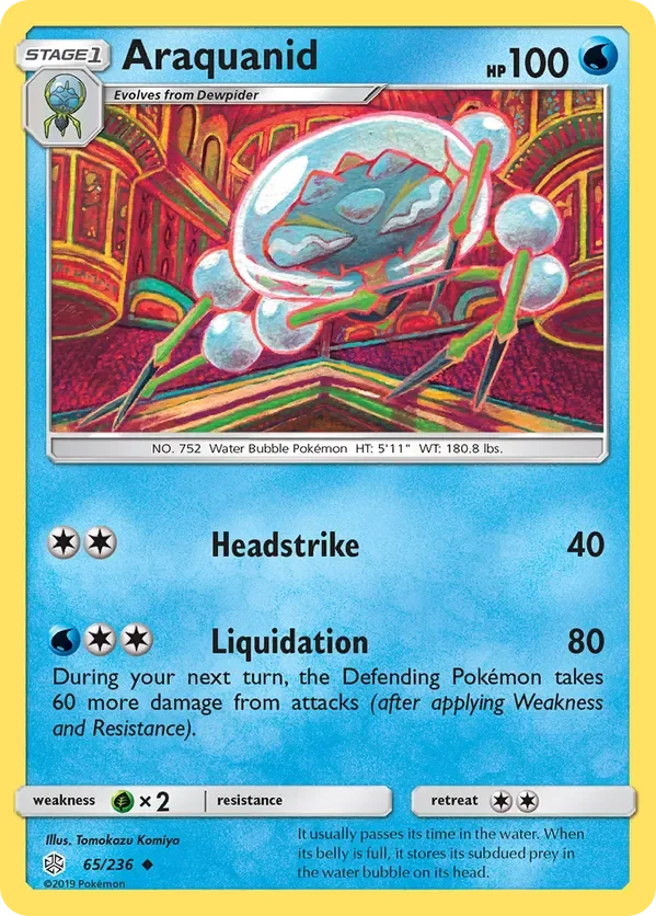 Card 65 Pokémon card from Cosmic Eclipse set