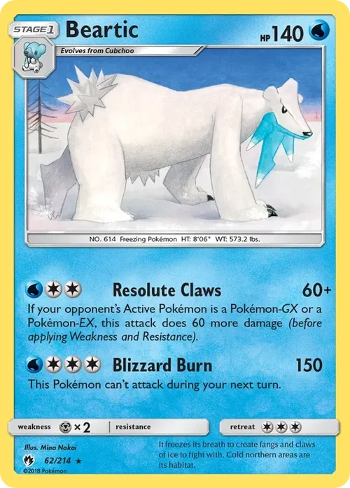62/214 from Lost Thunder Rare Pokemon Card