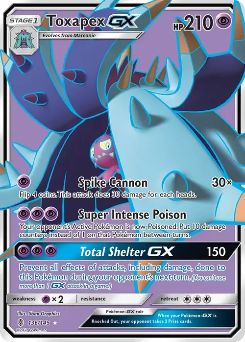 136/145 from Guardians Rising Full Art Pokemon Card