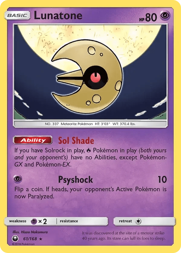 Pokémon card 61 from Celestial Storm set
