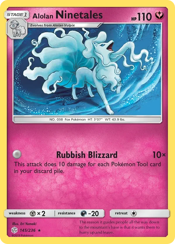 Card 145 Pokémon card from Cosmic Eclipse set