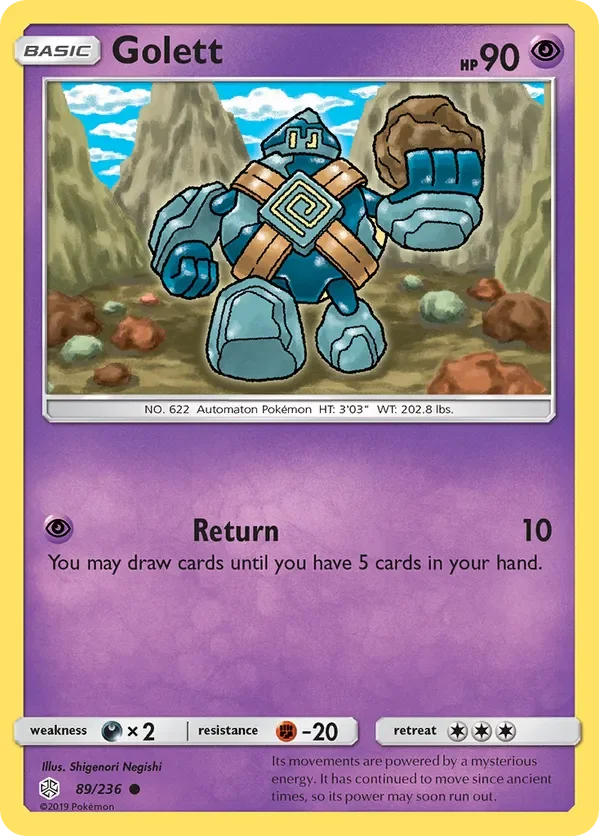 Card 89 Pokémon card from Cosmic Eclipse set