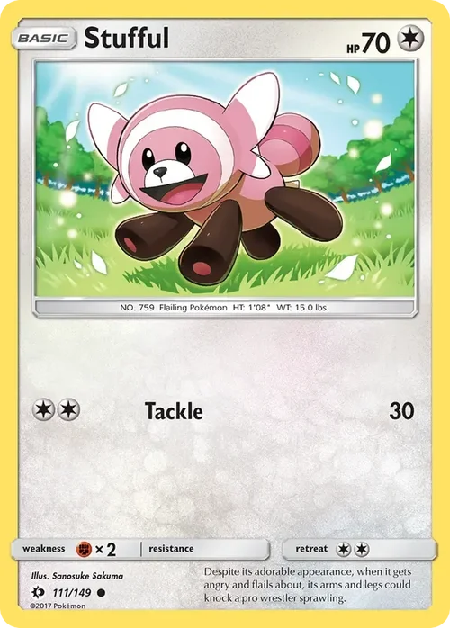 111/149 from Sun & Moon Base Common Pokemon Card