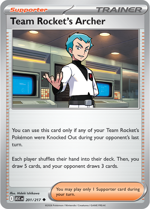 Pokemon Card 201 Pokémon card from Ascended Heroes