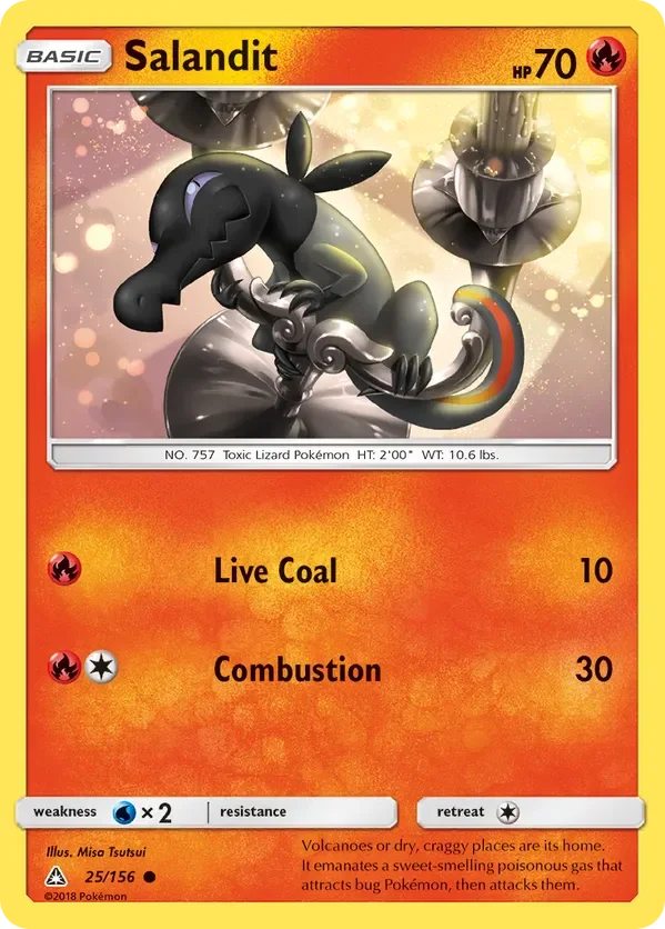 Card 25 Pokémon card from Ultra Prism set