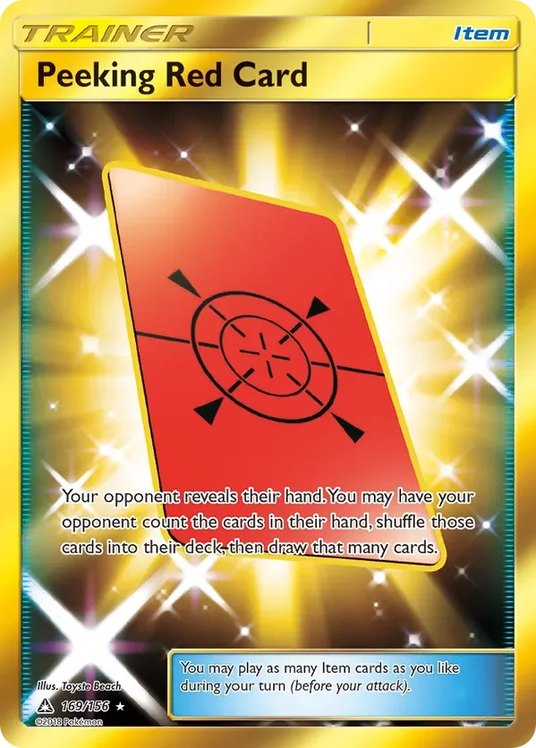 Card 169 Pokémon card from Ultra Prism set