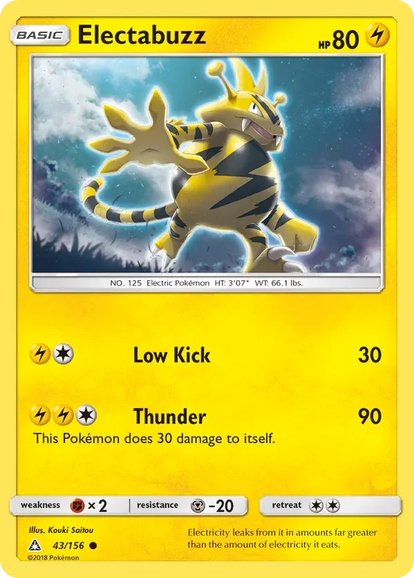Card 43 Pokémon card from Ultra Prism set
