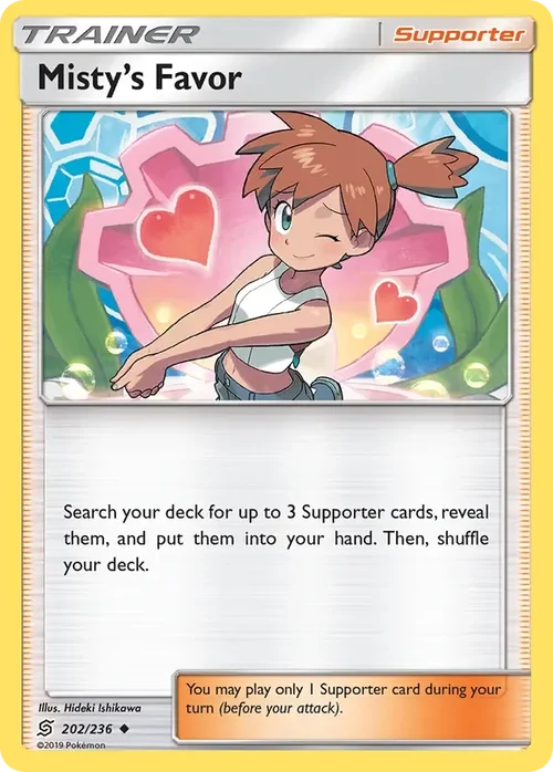 202/236 Misty's Favor Uncommon Trainer Card