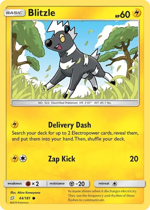 44/181 Blitzle Common Pokemon Card