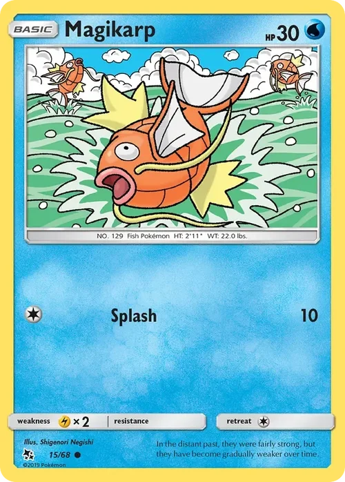 15/68 Magikarp Common Pokemon Card