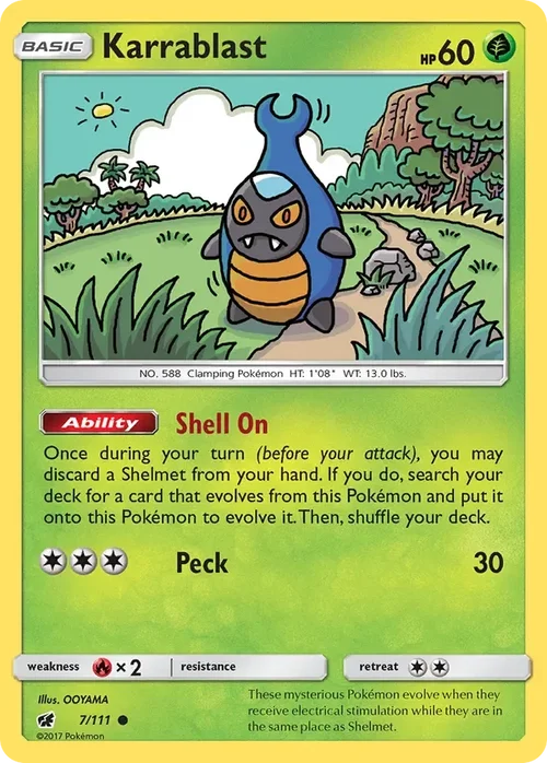 7/111 from Crimson Invasion Common Pokemon Card