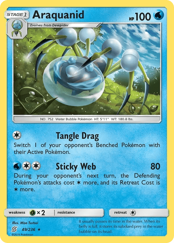 Card 49 Pokémon card from Unified Minds set