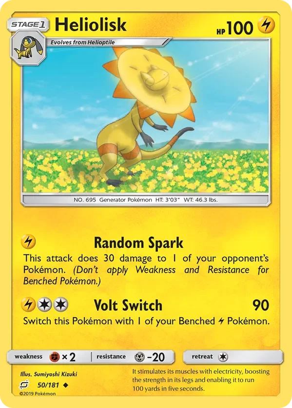 Card 50 Pokémon card from Team Up set