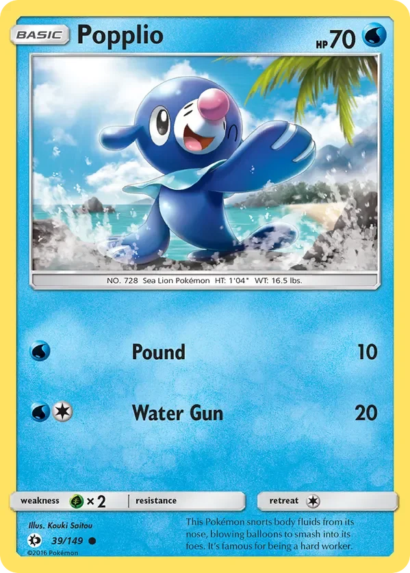 Card 39 Pokémon card from Sun & Moon set