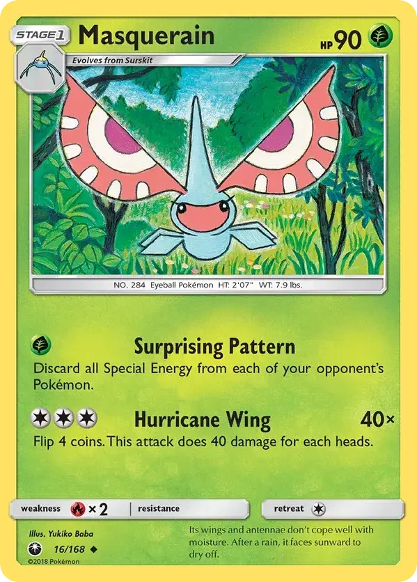 Pokémon card 16 from Celestial Storm set