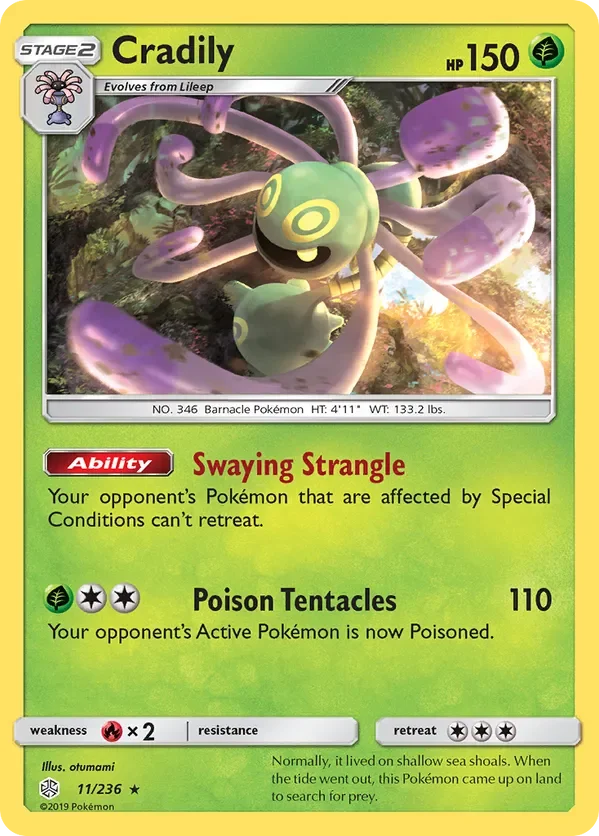 Card 11 Pokémon card from Cosmic Eclipse set