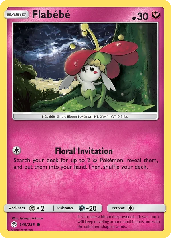 Card 149 Pokémon card from Cosmic Eclipse set