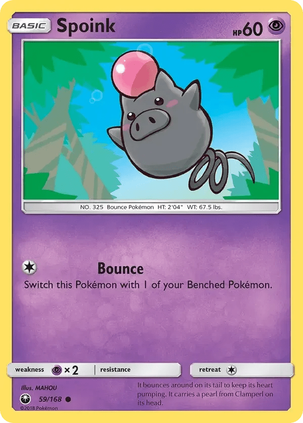 Pokémon card 59 from Celestial Storm set