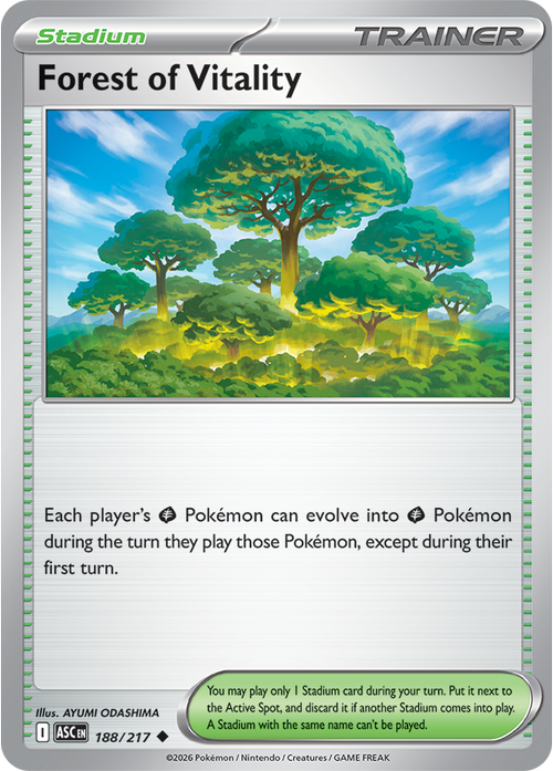 Pokemon Card 188 Pokémon card from Ascended Heroes