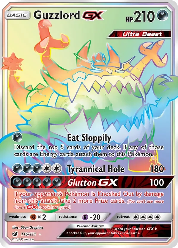 Card 116 Pokémon card from Crimson Invasion set