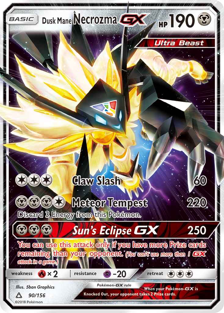 Card 90 Pokémon card from Ultra Prism set