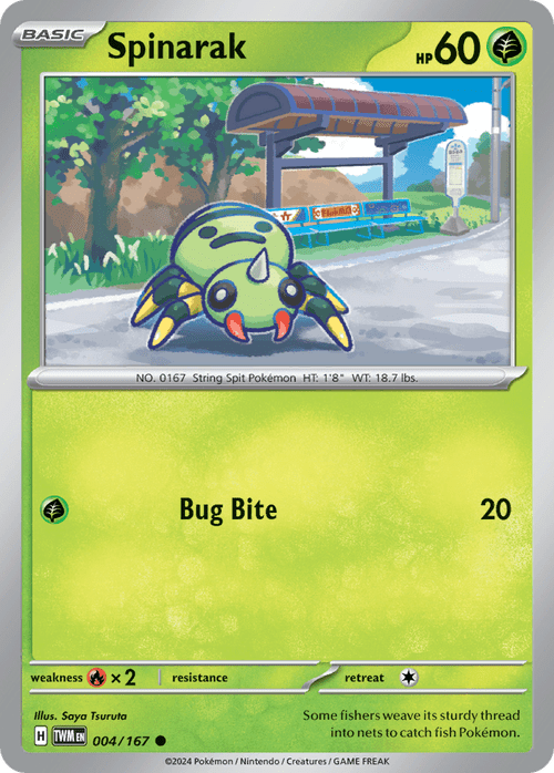 004/167 from Twilight Masquerade Card List Common Pokemon Card