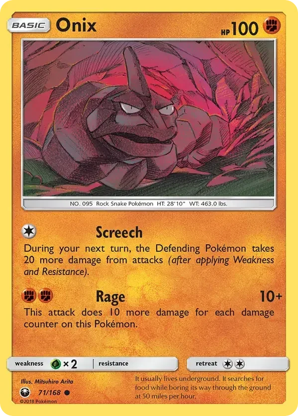 Pokémon card 71 from Celestial Storm set