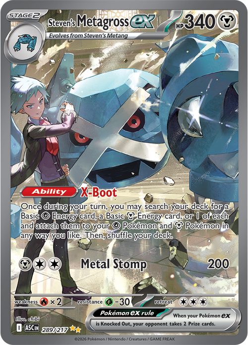 Pokemon Card 289 Pokémon card from Ascended Heroes