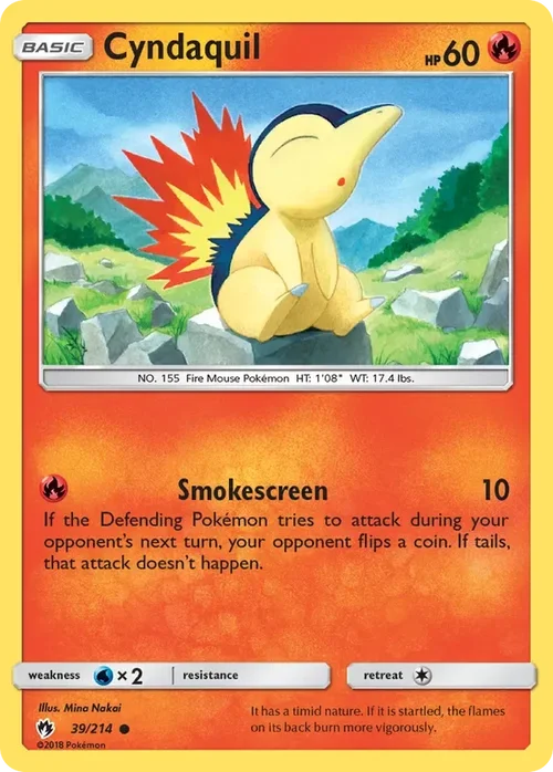 39/214 from Lost Thunder Common Pokemon Card
