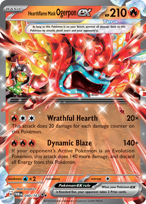 040/167 from Twilight Masquerade Card List Double Rare Pokemon Card