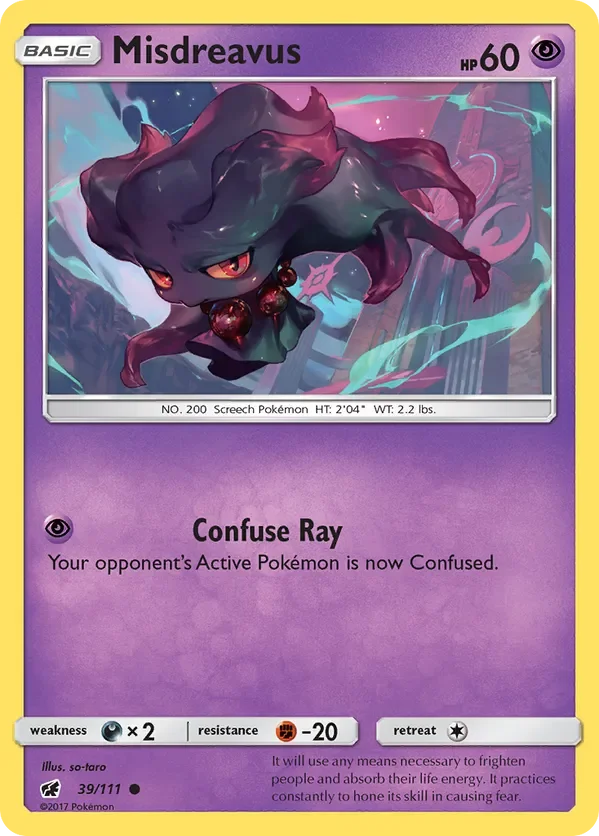 Card 39 Pokémon card from Crimson Invasion set