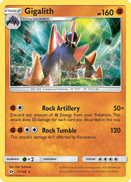 71/149 from Sun & Moon Base Holo Rare Pokemon Card