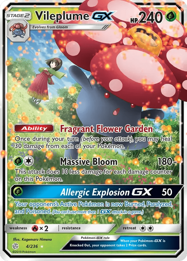 Card 4 Pokémon card from Cosmic Eclipse set