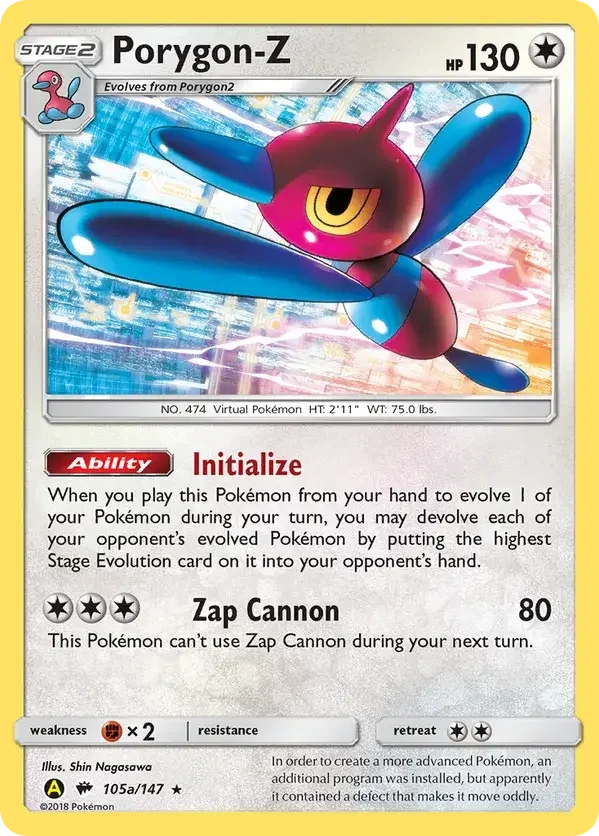 Burning Shadows 105a Pokémon card