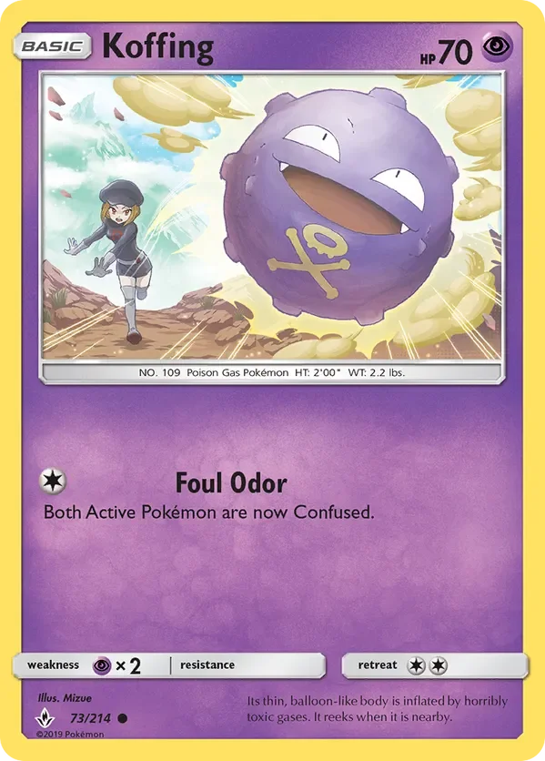 Card 73 Pokémon card from Unbroken Bonds set