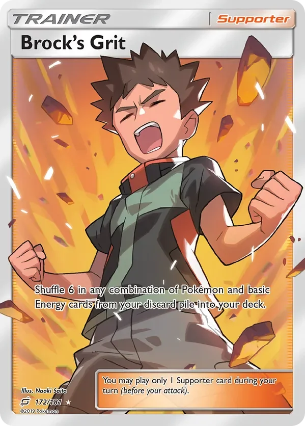 Card 172 Pokémon card from Team Up set