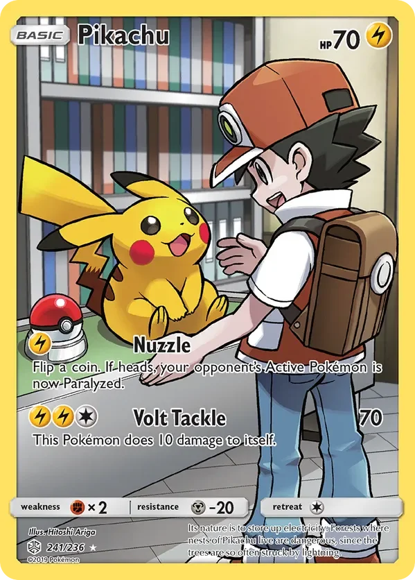 Card 241 Pokémon card from Cosmic Eclipse set