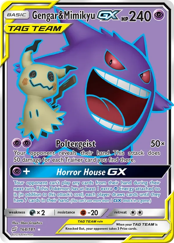 Card 164 Pokémon card from Team Up set