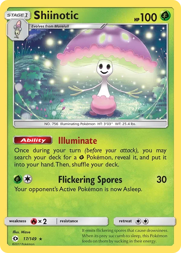 Card 17 Pokémon card from Sun & Moon set