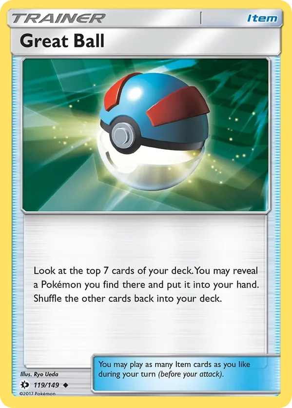 Card 119 Pokémon card from Sun & Moon set