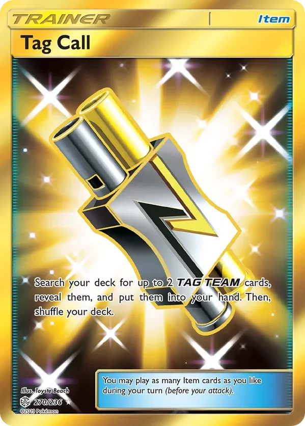 Card 270 Pokémon card from Cosmic Eclipse set