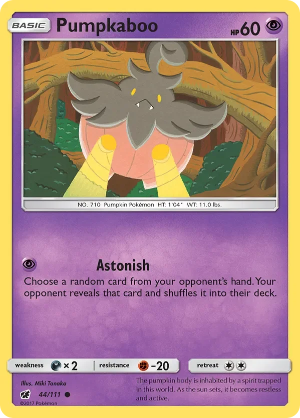Card 44 Pokémon card from Crimson Invasion set