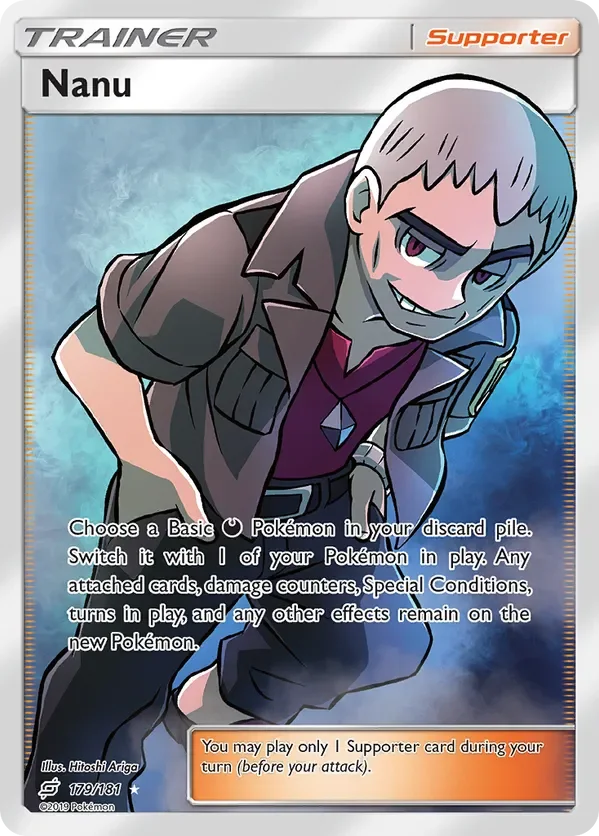 Card 179 Pokémon card from Team Up set