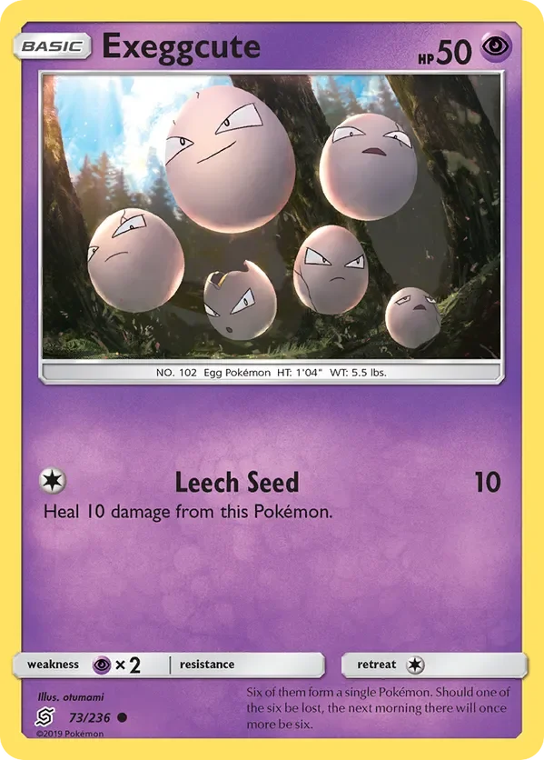 Card 73 Pokémon card from Unified Minds set