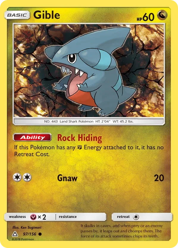 Card 97 Pokémon card from Ultra Prism set