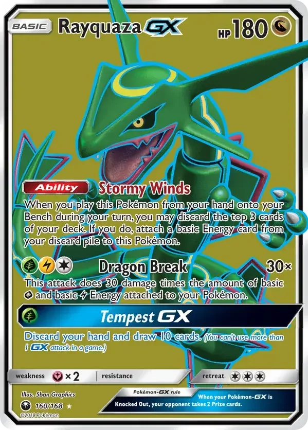 Pokémon card 160 from Celestial Storm set