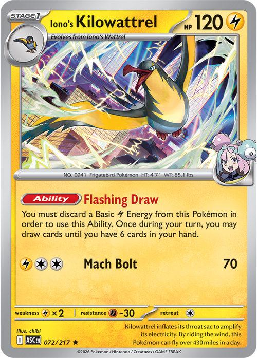 Pokemon Card 72 Pokémon card from Ascended Heroes